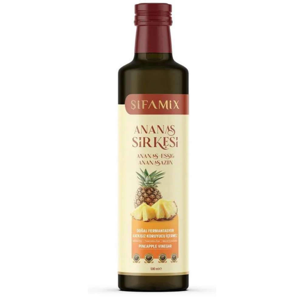 Doğal Fermantasyon Ananas Sirkesi 500ml