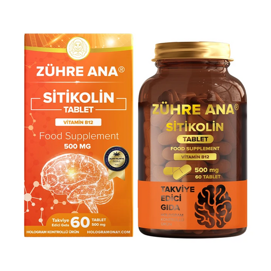 Zühre Ana Sitikolin Tablet 500mg/60 Tablet