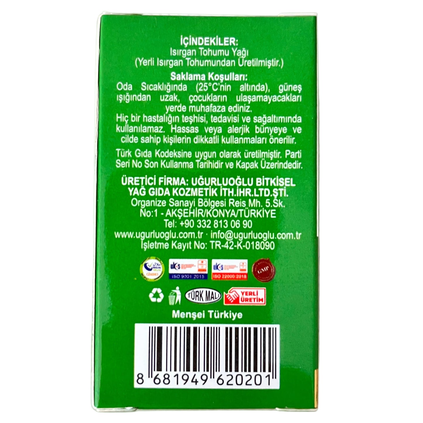 Europe Vital Kaltgepresstes Brennnesselöl 20ml