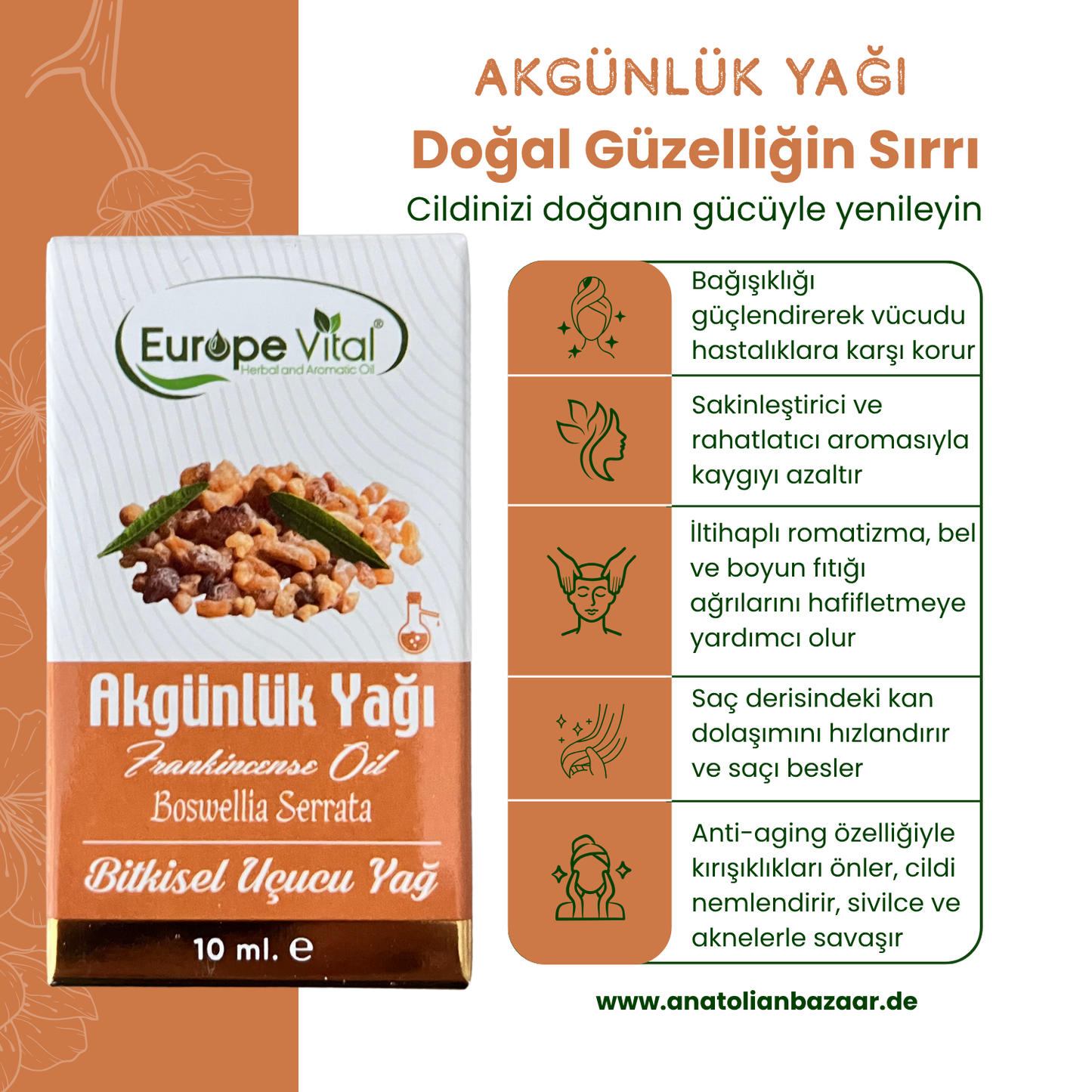 Europa Vital Reines Akgünlüköl 10ml