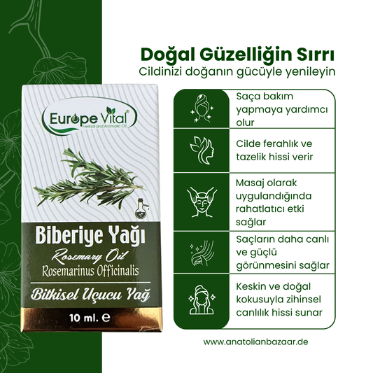 Europa Vital Reines Rosmarinöl (Rosmarinus officinalis) 10ml