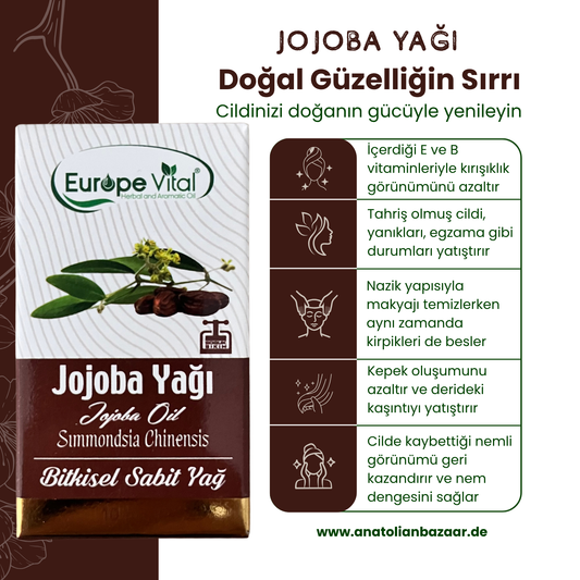 Europa Vital Reines Jojobaöl (Simmondsia chinensis) 10ml