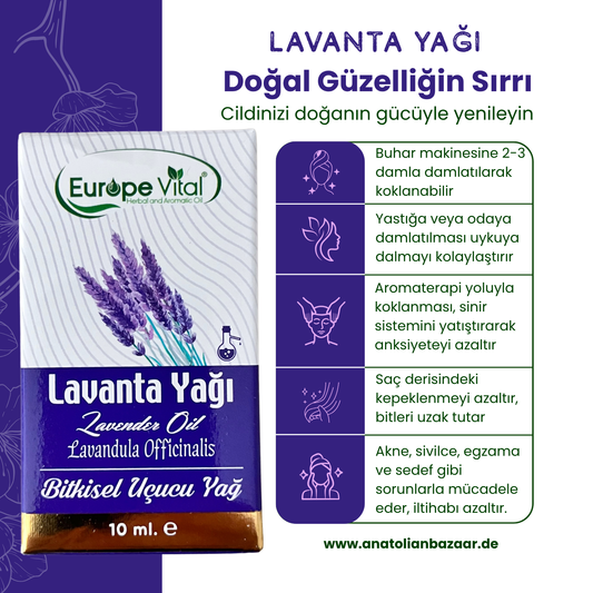 Europa Vital Reines Lavendelöl (Destillation) 10ml