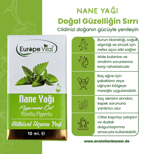 Europa Vital Reines Pfefferminzöl (Destillation)10ml