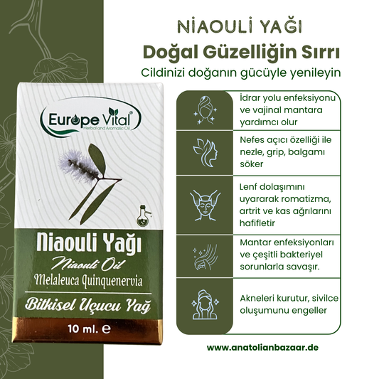 Europa Vital Reines Niaouliöl (Destillation) 10ml