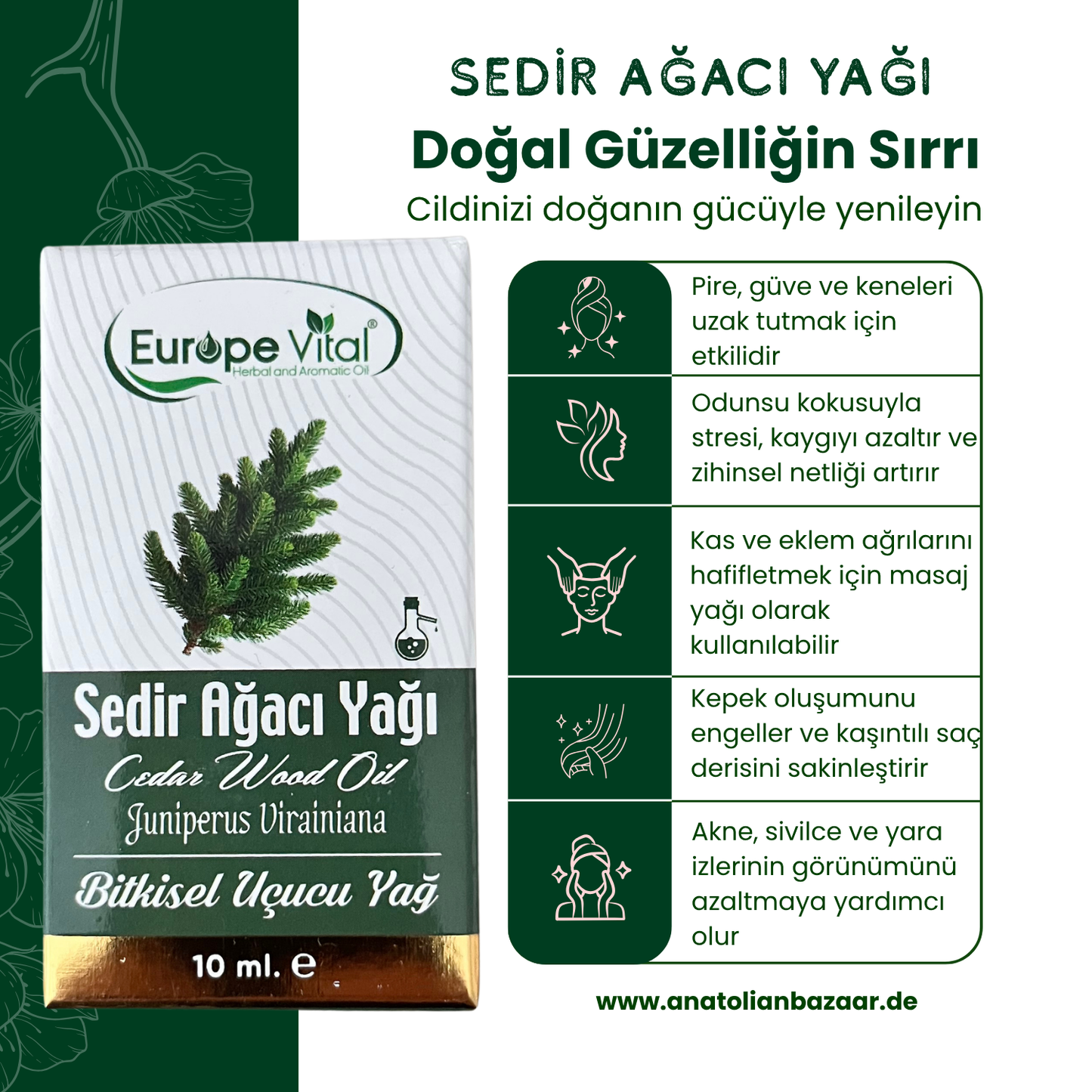 Europa Vital Reines Akgünlüköl 10ml