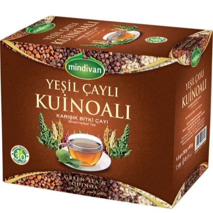 Ziya Dede Yeşil Çaylı Kinoalı Karışık Bitki Çayı