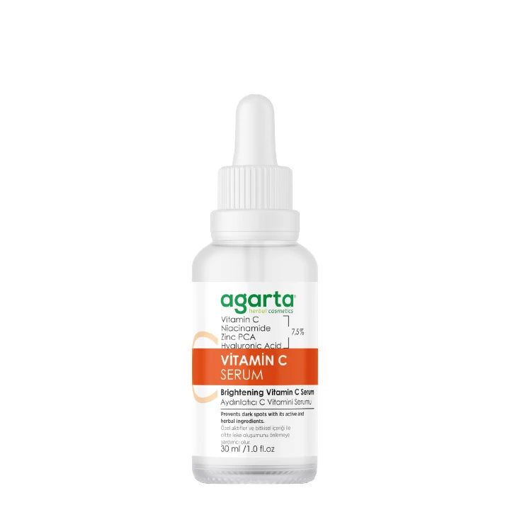 Agarta Serum C Vitamini Aydınlatıcı Koyu Leke Karşıtı (%3,5 Vitamin C,Niacinamide,Zinc PCA) 30ml