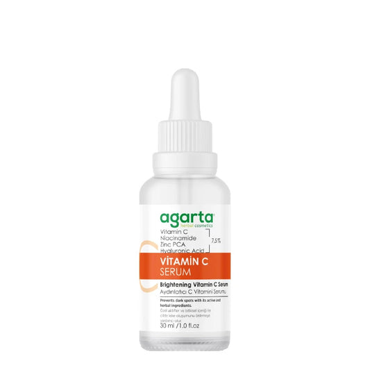Agarta Serum C Vitamini Aydınlatıcı Koyu Leke Karşıtı (%3,5 Vitamin C,Niacinamide,Zinc PCA) 30ml