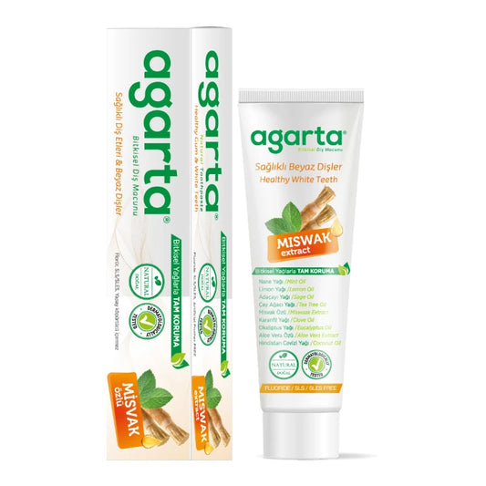 Agarta Doğal Diş Macunu Misvak Özlü 100ml/130g