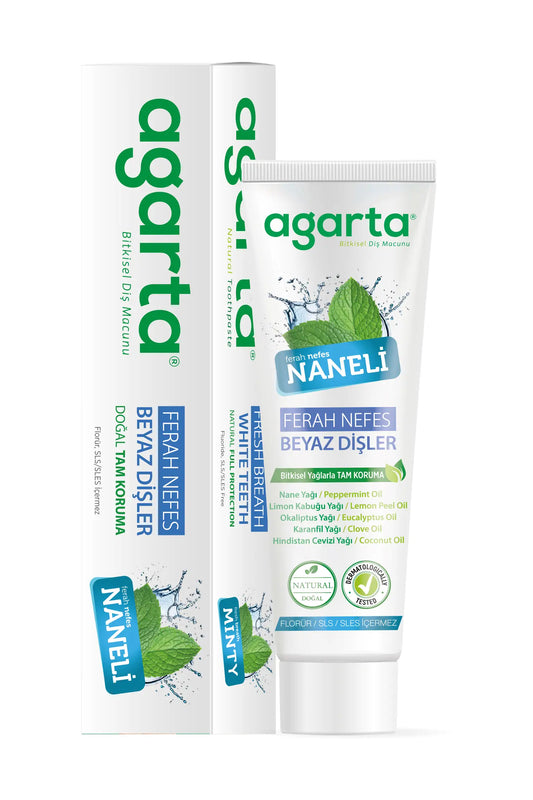 Agarta Doğal Diş Macunu Naneli 100ml/130g