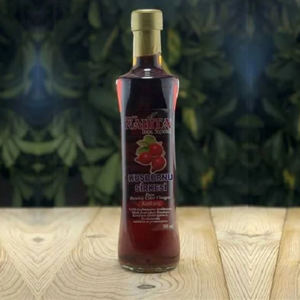 Natürlicher Hagebuttenessig ohne Zusätze 500 ml