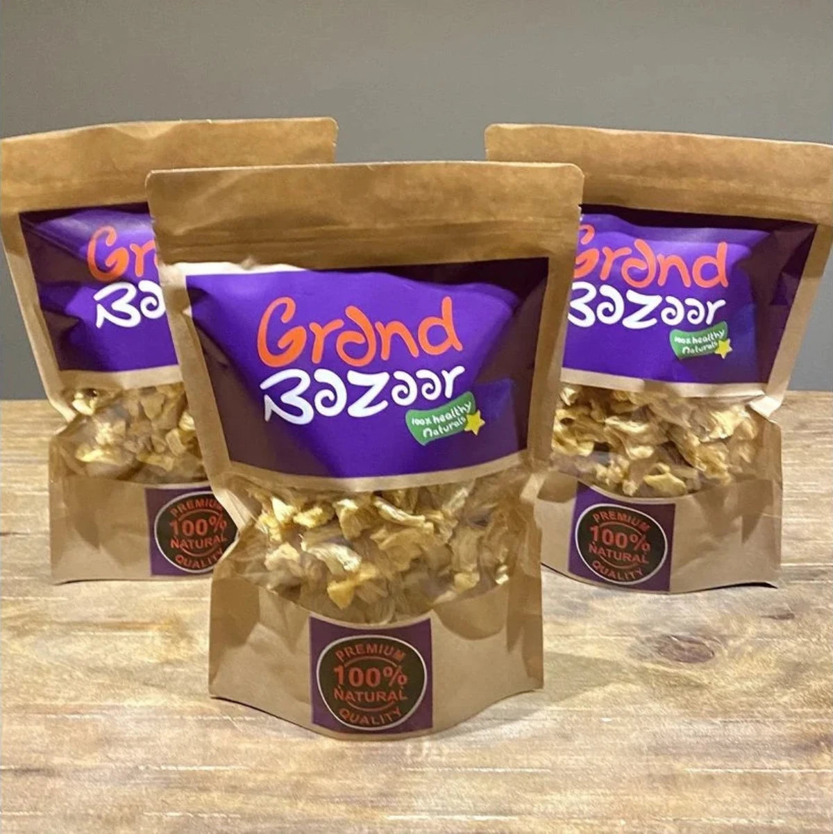 Natürliche getrocknete Ananas ohne Zusatzstoffe 250 g