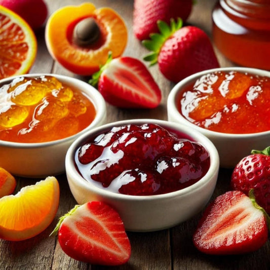 Vierfruchtmarmelade (Erdbeere, Kirsche, Himbeere und Brombeere) ohne Zuckerzusatz 290 g