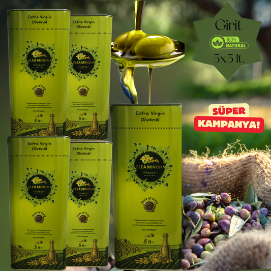Kaltgepresstes Olivenöl (Kreta) 5000 ml