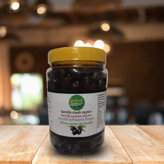 Doğal Fermente Gemlik Siyah Zeytin 700g