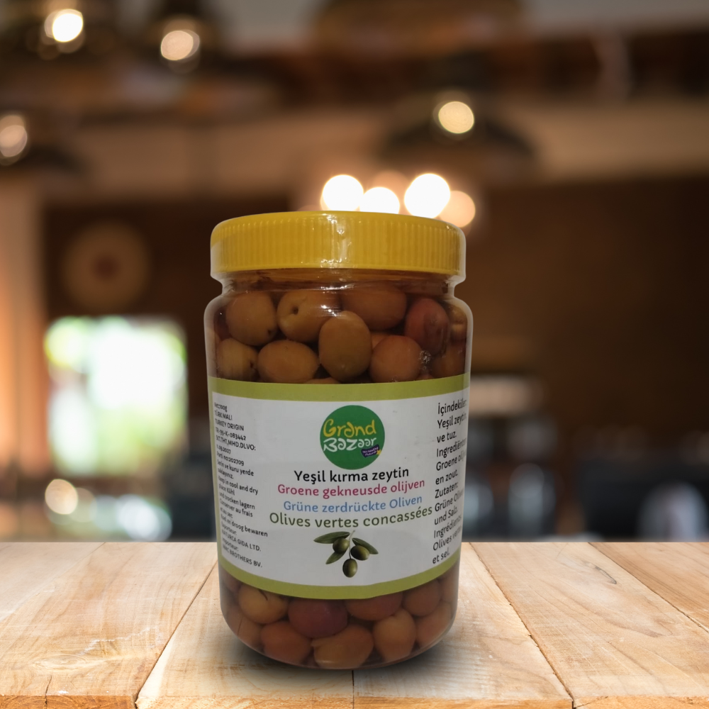 Doğal Fermente Yeşil Kırma Zeytin 700g