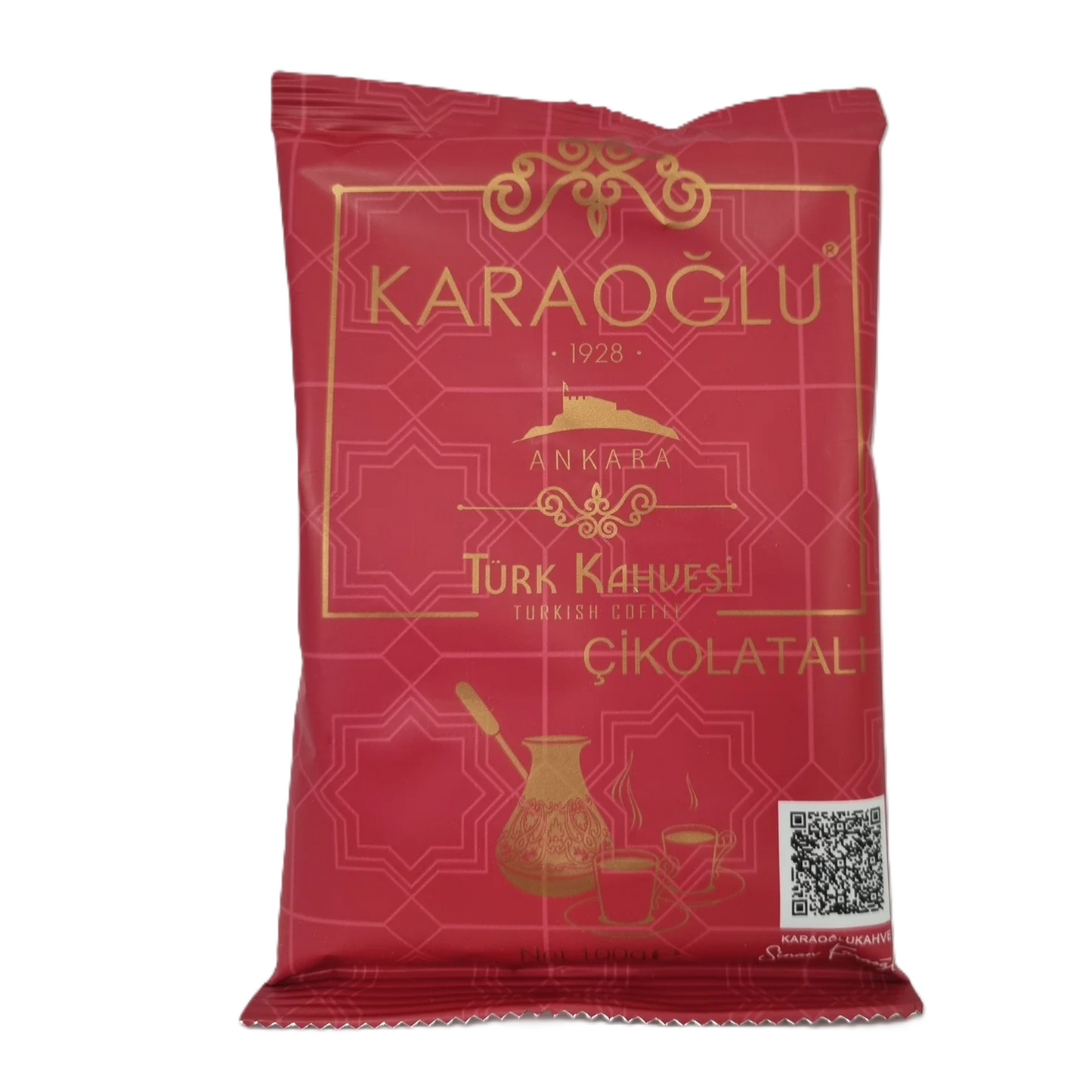 Karaoğlu Türkischer Kaffee mit Schokoladengeschmack, 100 g