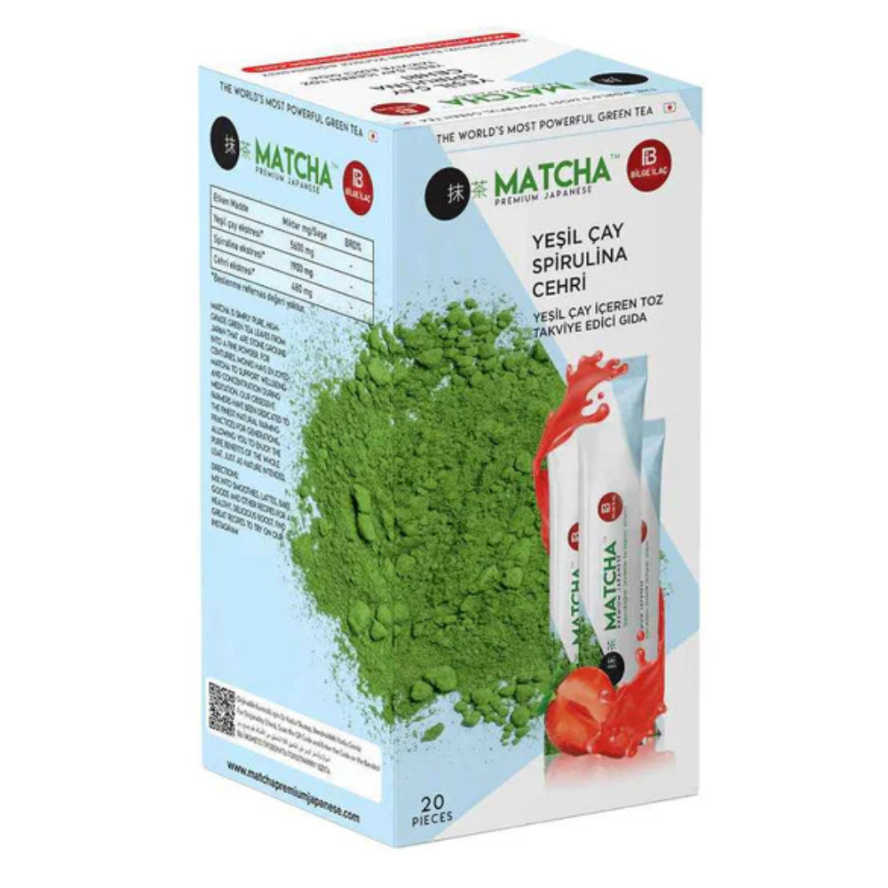 Matcha Premium Japanischer Detox-Tee zum Aufbrühen, 10 g x 20