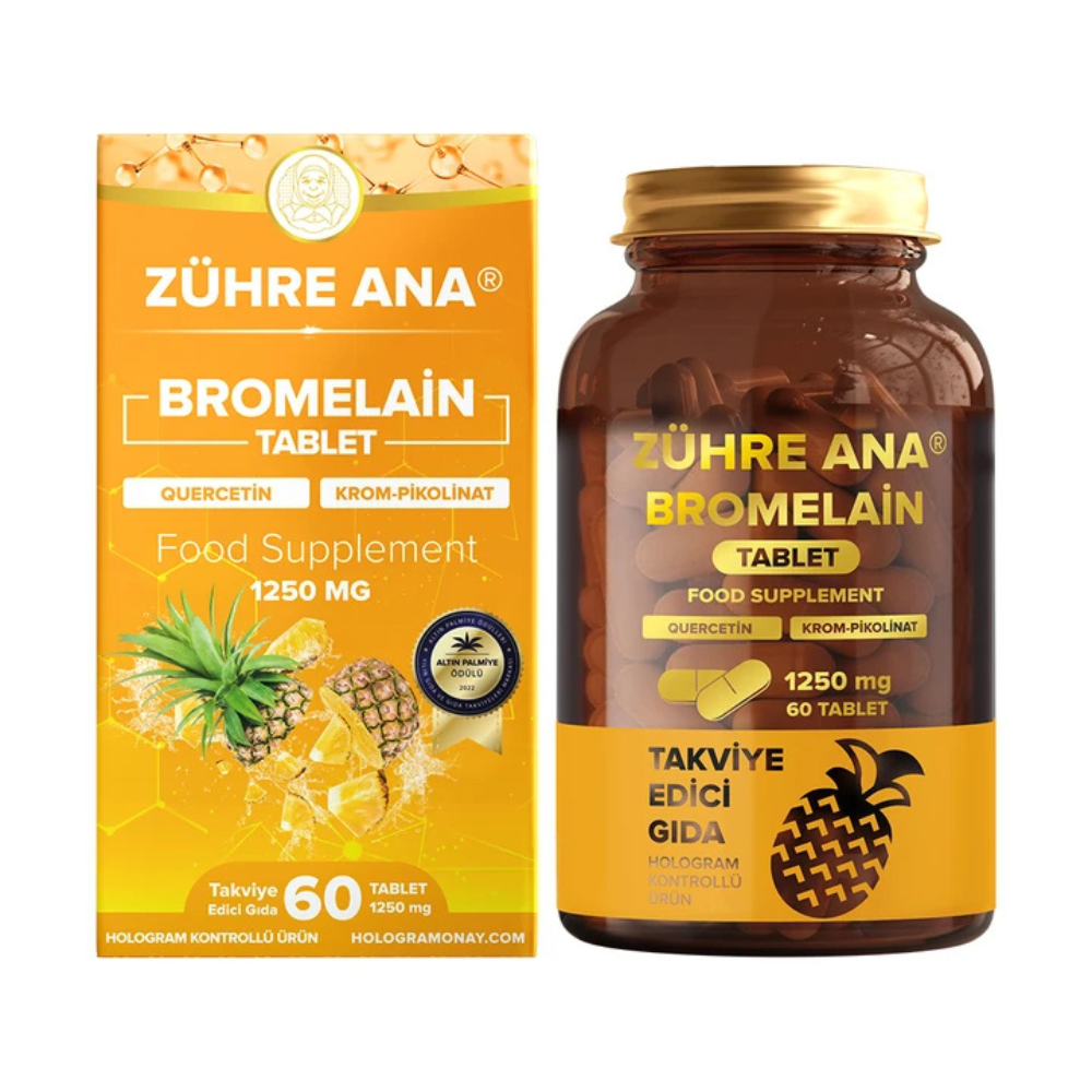Zühre Ana Bromelain Tablet 60 Tablet 1250mg