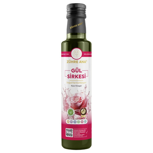 Zühre Ana Gül Sirkesi Doğal Fermantasyon 500ml