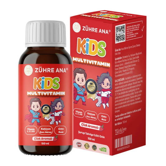 Zühre Ana Kids Multivitamin Çilekli Şurup 150ml