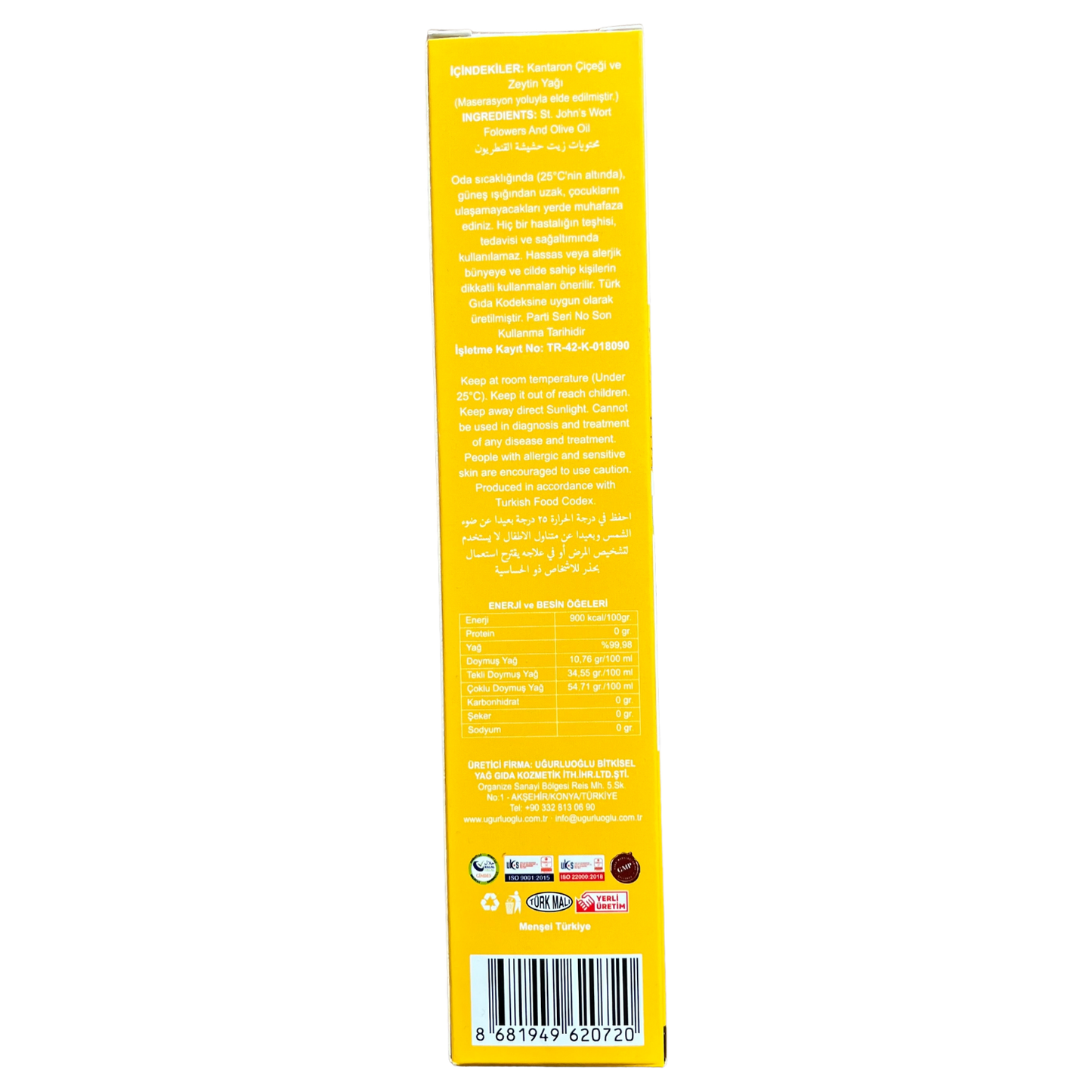 Europe Vital Johanniskrautöl 250 ml