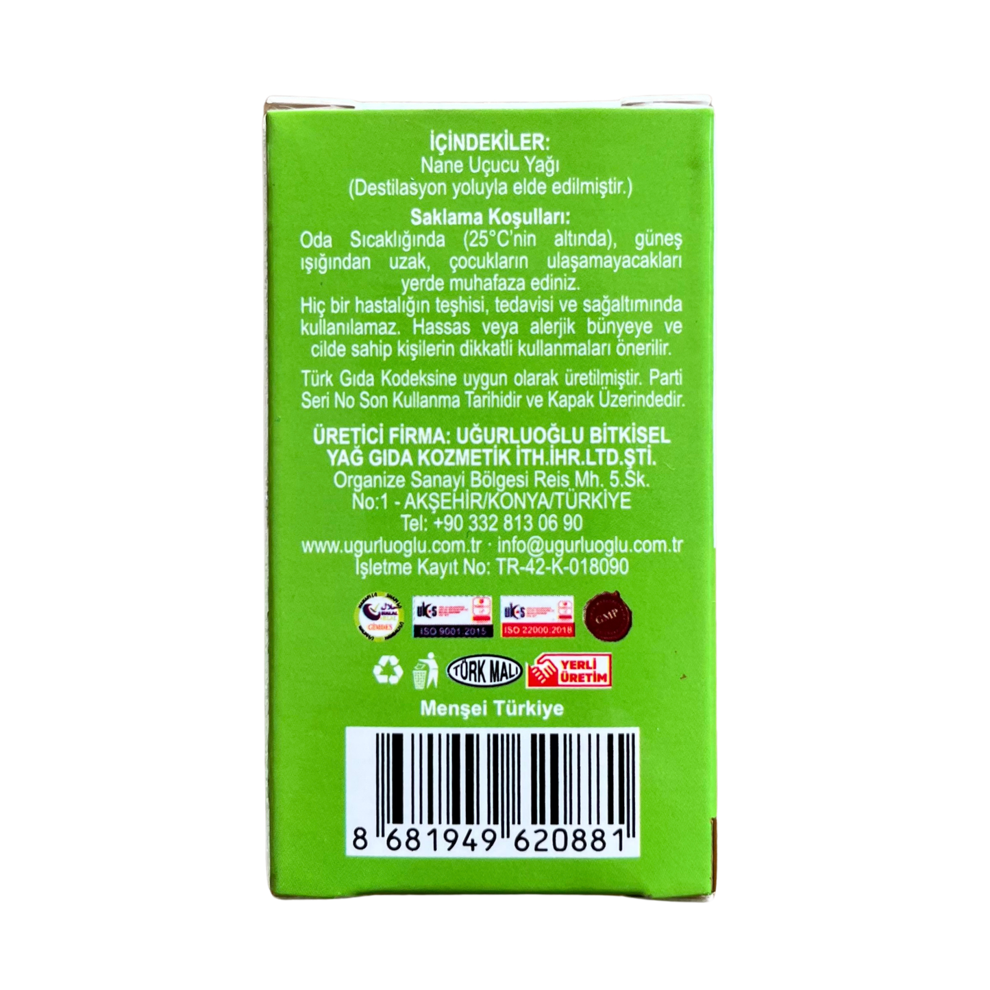 Europa Vital Reines Pfefferminzöl (Destillation)10ml
